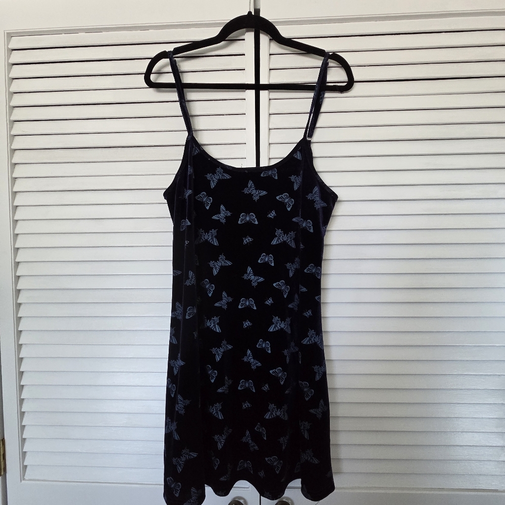 dELiA*s Navy Dress with Butterfly Design